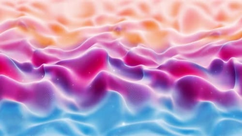 Vibrant Abstract Liquid Wave Motion Background Loop