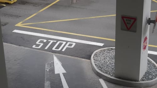 Traffic Signs Guide Drivers in Urban Setup