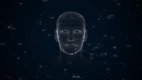 Artificial Intelligence Concept of Big Data or Cyber Security AI Technology Innovation Concept