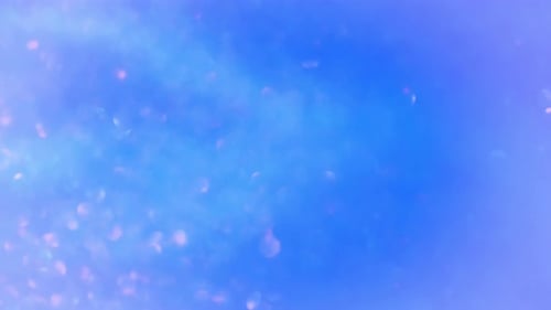 Blue background with pink sparkles