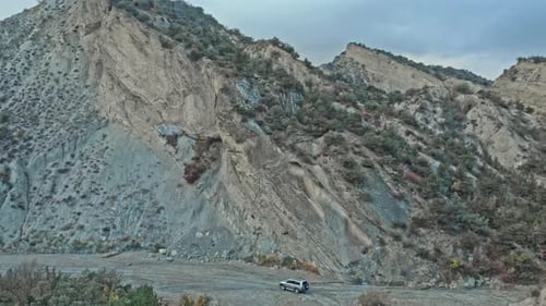 Trail Drive Offroad In The Caucasus Mountains