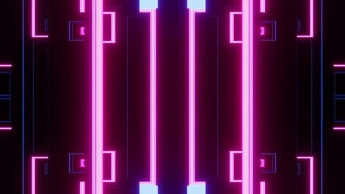 Purple Screen Background With Lines Vj Loop HD