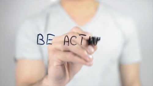 Hand Writes Be Active on Clear Screen