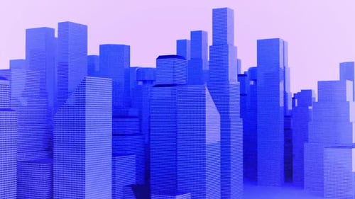 Cityscape buildings stand tall