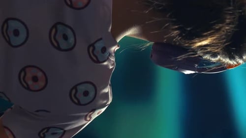 Close Up Of A Gamer Wearing Headphones