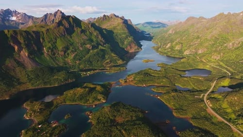 Panoramic Splendor Norwegian Mountain Views on Rocky