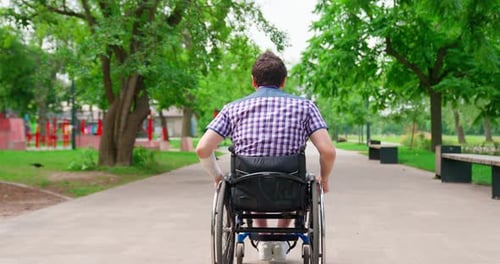 Disabled Person Fast Road Wheelchair