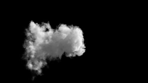 Realistic Smoke Burst Reveal Transition