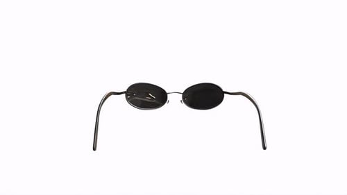 Sunglasses 3d object rotating loop