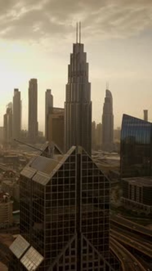The Stunning and Breathtaking Skyline of a Modern City Featuring Iconic Architecture