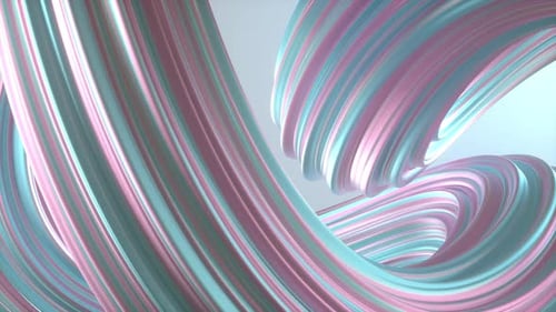 Abstract Fluid Motion Background Loop in Pastel Colors