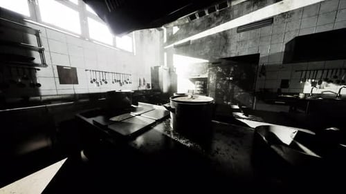 Old Kitchen of Abandoned House
