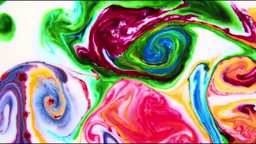 Abstract Galactic Ink Paint Concept Background 126