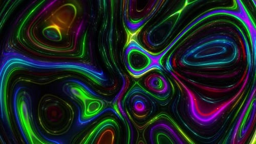 Colorful Abstract Liquid Wave Background Loop