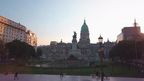 City of Buenos Aires aerial view
