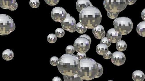 Disco-Ballen-Hintergrundanimation