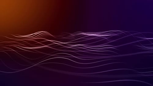 Line Ocean Wave Background V6