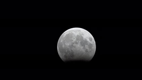 Éclipse lunaire partielle en temps réel du 28 octobre 2023