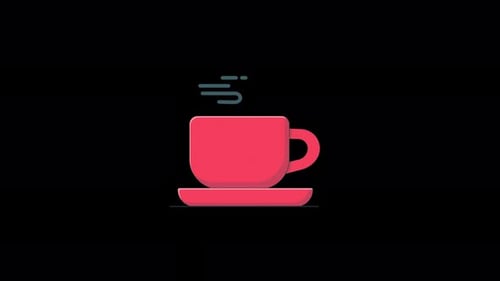 Animated Break Time Concept Video - Transparent