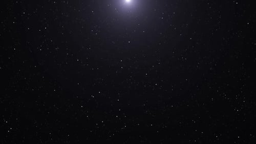 Animated Space Starfield Background with Twinkling Stars