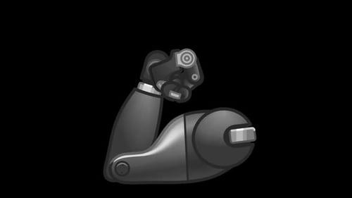 Robotic Arm Animated Emoji