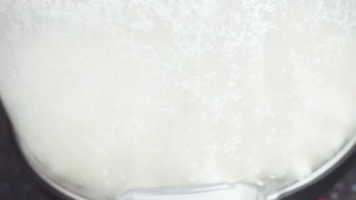 Preparing Popcorn in Popcorn Maker Machine
