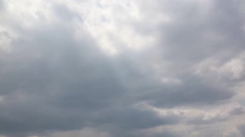 Time Lapse of Grey Ominous Clouds