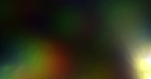 Colorful light, prism and refraction with reflection for rainbow spectrum