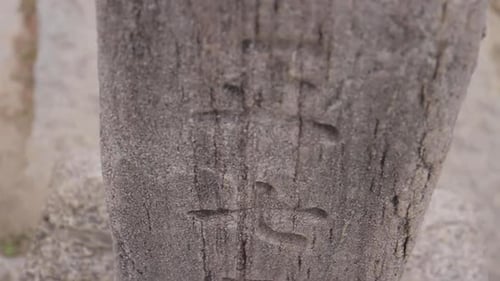 Ancient Statue moves around in Gyeongbokgung Palace Ceremony in Seoul South Korea