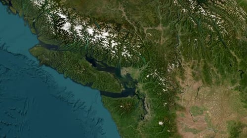 Vancouver City Map Zoom - Canada