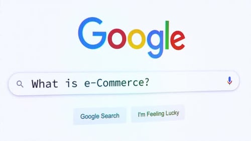 Google Search Query Typing Animation