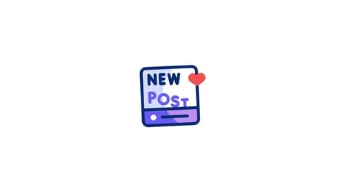 Post Animated Icon