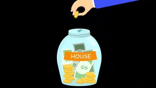 Save Money For House Alpha Channel