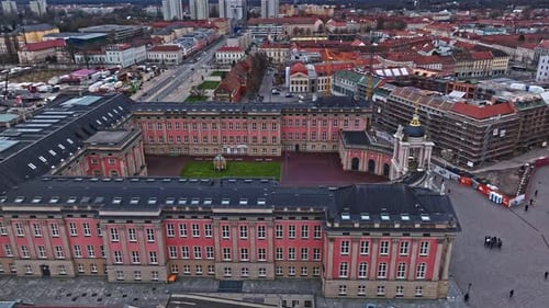 Aerial view of State Parliament Brandenburg Department , Potsdam , Germany