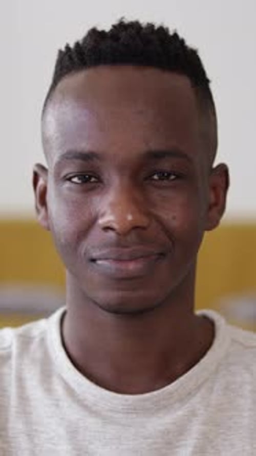 Portrait of a Young Adult Looking at Camera