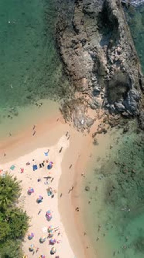 Tourist Beach in Phuket Thailand