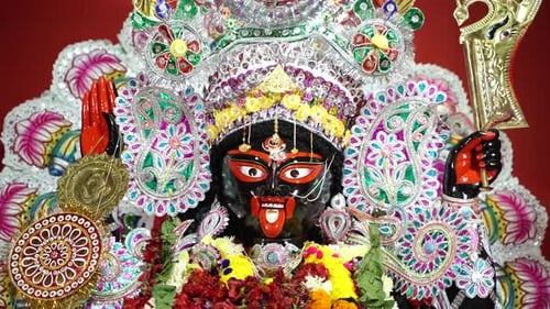 Diwali is one of the biggest festival in India, Kali, one of the deities of Hindus, is worshiped in
