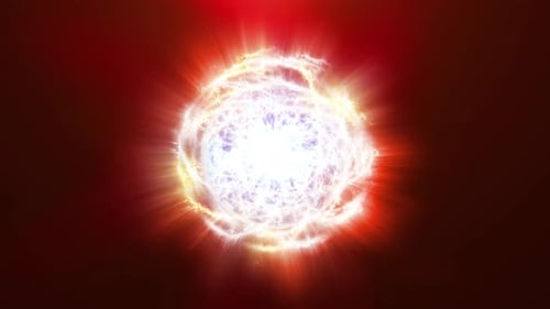 Bright Glowing Energy Orb Animation Loop