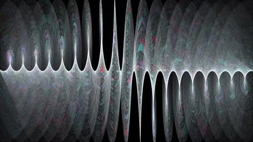 abstract lines shape colorful flashing light dots, black background