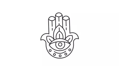 Animation de la ligne Hamsa