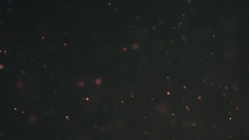 Abstract Shot with Sparkling Bokeh Orbs