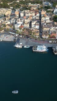 Aerial video over Avinguda de Gabriel Roca i Garcías, Palma de Mallorca ...