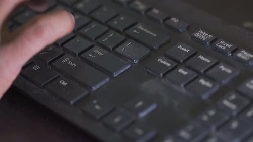 Typing on keyboard , Press Enter key, Dirty Keyboard, Focus to the ENTER key