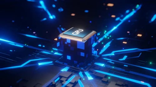 Visualização futurista de alta tecnologia da ativação de IA