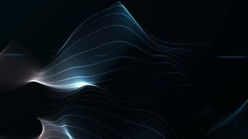 Abstract Particle Wave Technology Background Loop