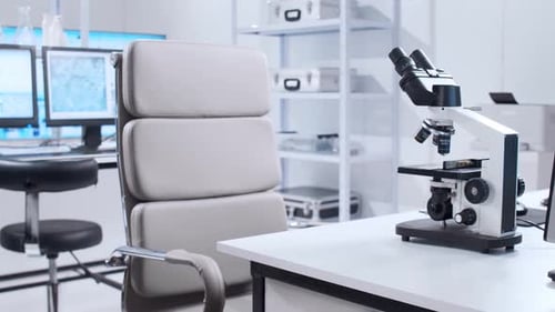 Modern Microscope in Clinical Science Laboratory