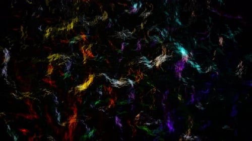 Mehrfarbiger beweglicher abstrakter glühender Musterhintergrund Vj Loop-Animation in 4K