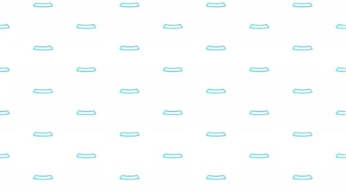 3D Symbol White Animated Loop Background 4K