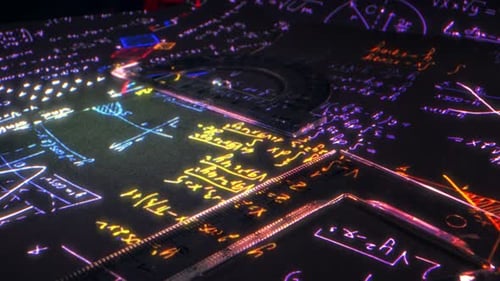 Science Calculation Physics Math And Chemisrty Formulas Background 51