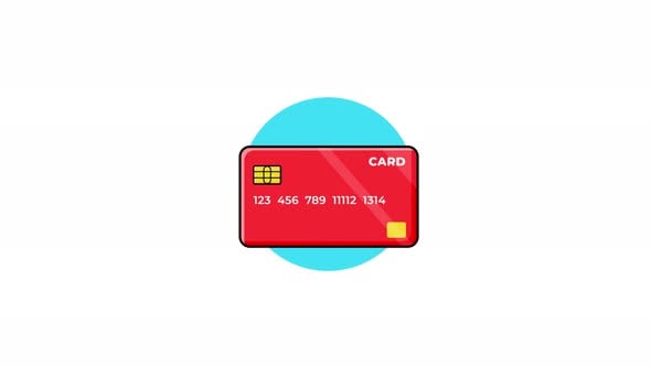 4k Bank Card Animation Video , Backgrounds Motion Graphics ft. payment ...